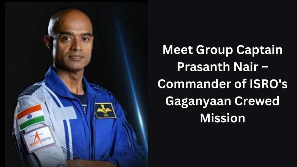 Group Captain Prasanth Nair